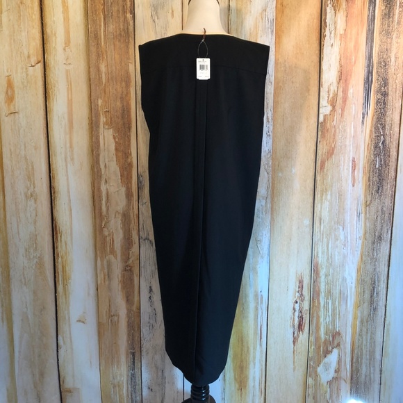 Coach Black Vachetta Sleeveless Shift Dress L NWT! - Picture 6 of 6